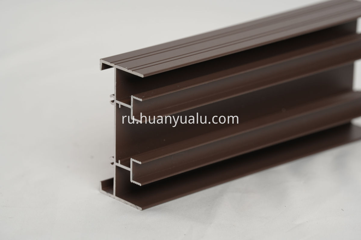 Spray painted door and window profiles